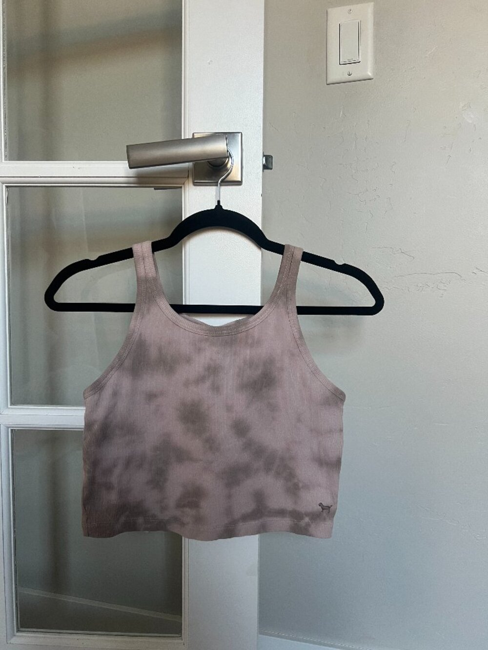 Victorias Secret Brown Ribbed Crop Top | Size M